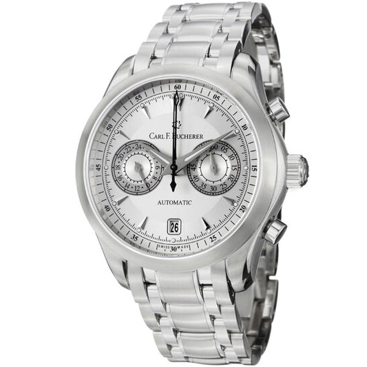 Carl F. Bucherer, Carl F Bucherer Manero CentralChrono Silver Dial Men's Watch