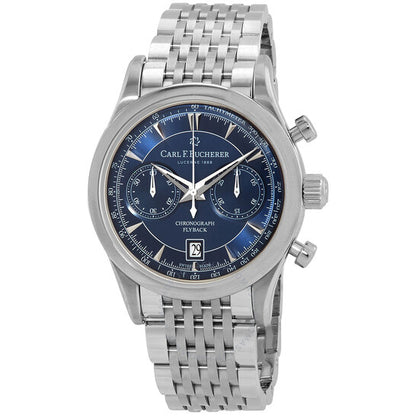 Carl F. Bucherer, Manero Chronograph Automatic Blue Dial Men's Watch
