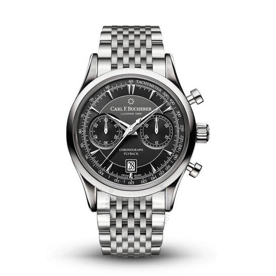 Carl F. Bucherer, Manero Flyback Chronograph Automatic Black Dial Men's Watch