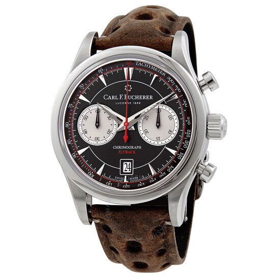 Carl F. Bucherer, Manero Flyback Chronograph Automatic Black Dial Men's Watch