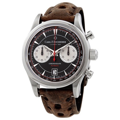 Carl F. Bucherer, Manero Flyback Chronograph Automatic Black Dial Men's Watch