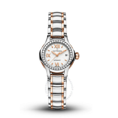 Carl F. Bucherer, Pathos Queen Automatic Diamond White Dial Ladies Watch