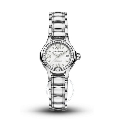 Carl F. Bucherer, Pathos Queen Automatic Diamond White Dial Ladies Watch