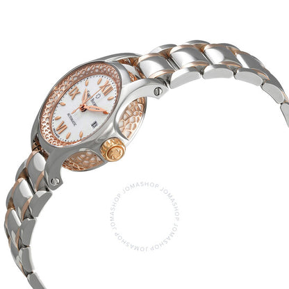 كارل ف. بوخرير، ساعة باثوس كوين أوتوماتيكية للسيدات بمينا أبيض