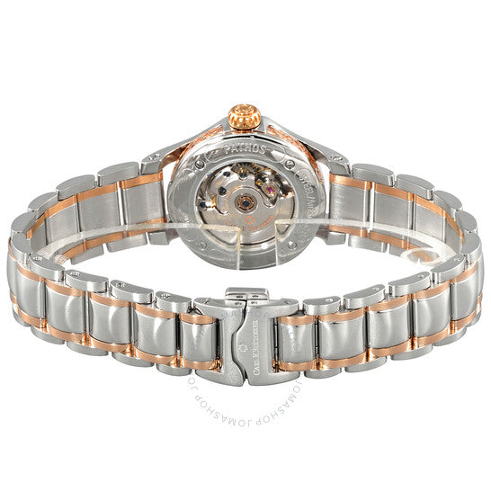 كارل ف. بوخرير، ساعة باثوس كوين أوتوماتيكية للسيدات بمينا أبيض