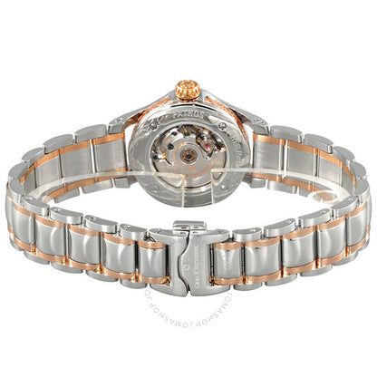 كارل ف. بوخرير، ساعة باثوس كوين أوتوماتيكية للسيدات بمينا أبيض