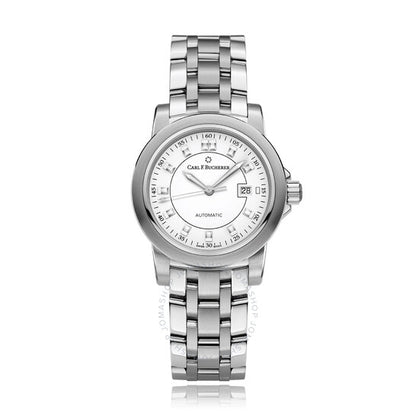 كارل ف. بوخرير، ساعة باترافي أوتو ديت أوتوماتيكية بمينا أبيض للسيدات