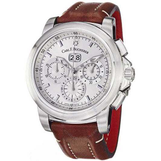 Carl F. Bucherer, Carl F Bucherer Patravi ChronoDate Automatic Silver Dial Men's Watch