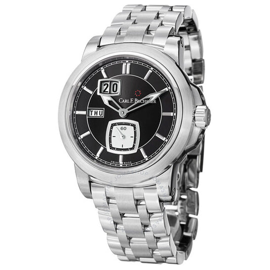 Carl F. Bucherer, Carl F Bucherer Patravi DayDate Automatic Black Dial Men's Watch