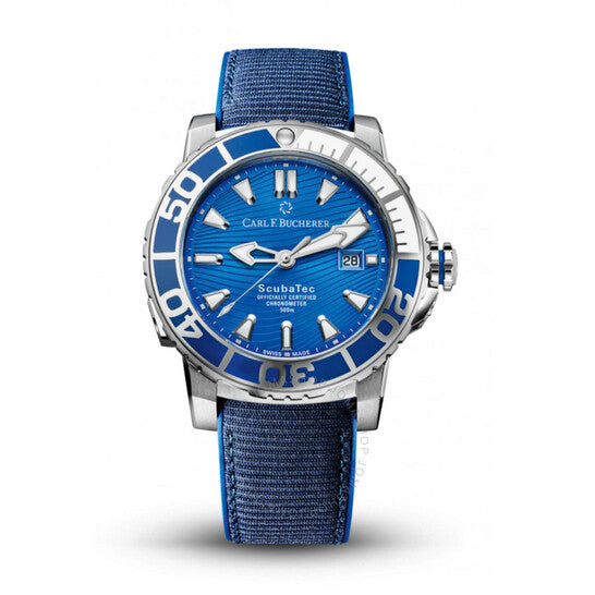 Carl F. Bucherer, Patravi Scubatec Automatic Blue Dial Men's Watch
