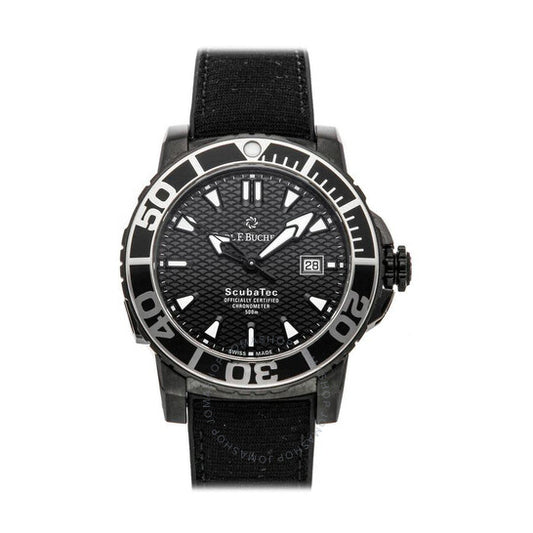Carl F. Bucherer, Patravi Scubatec Automatic Chronometer Black Dial Men's Watch