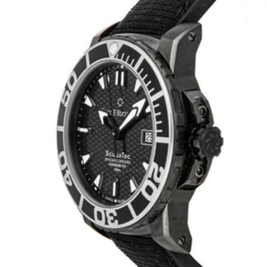 Carl F. Bucherer, Patravi Scubatec Automatic Chronometer Black Dial Men's Watch