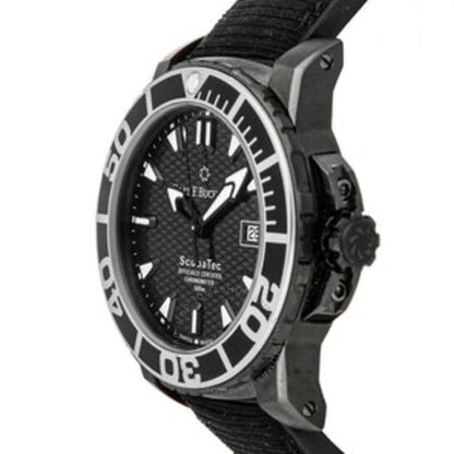 Carl F. Bucherer, Patravi Scubatec Automatic Chronometer Black Dial Men's Watch