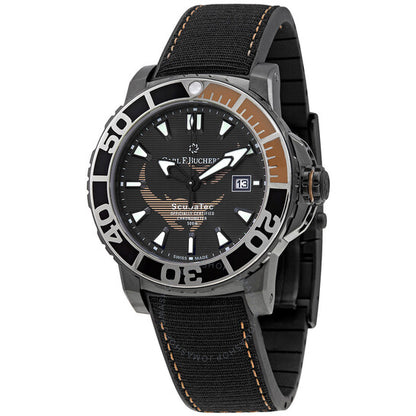 Carl F. Bucherer, Patravi ScubaTec Automatic Chronometer Black Dial Men's Watch