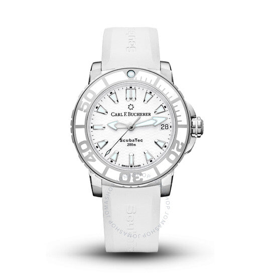Carl F. Bucherer, Patravi ScubaTec Automatic White Dial Ladies Watch