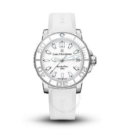 Carl F. Bucherer, Patravi ScubaTec Automatic White Dial Ladies Watch