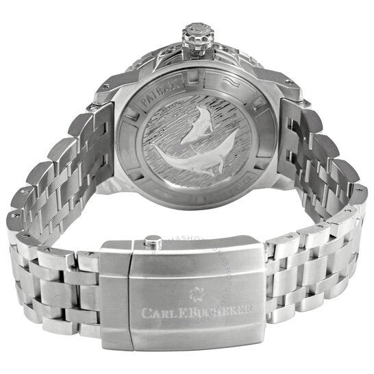 كارل ف. بوخرير، ساعة باترافي سكوباتيك أوتوماتيكية للسيدات بمينا أبيض