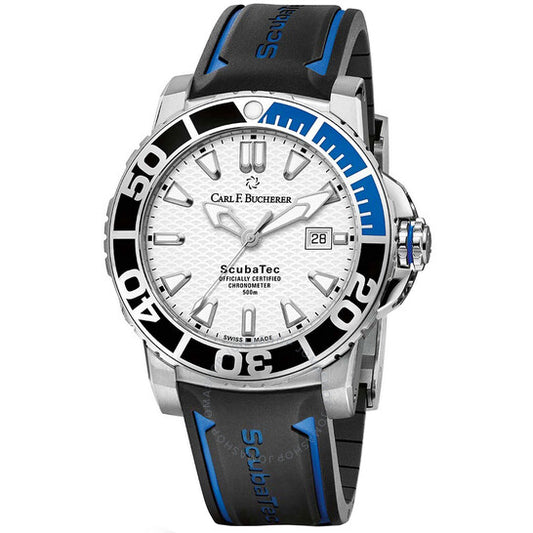 Carl F. Bucherer, Patravi ScubaTec Chronograph Automatic Batman Bezel Men's Watch