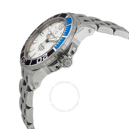 Carl F. Bucherer, Patravi ScubaTec White Dial Batman Bezel Men's Watch