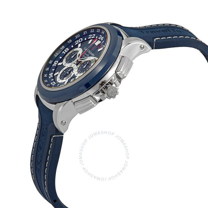 Carl F. Bucherer, Patravi TravelTec Chronograph Automatic Blue Dial Men's Watch