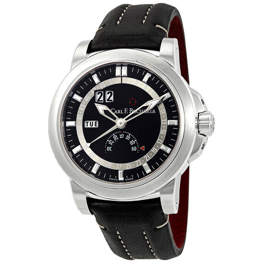 كارل ف. بوخرير، ساعة باترافي أوتوماتيكية للرجال بمينا أسود