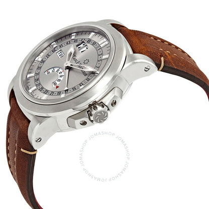 Carl F. Bucherer, Patravi Calendar Automatic Silver Dial Men's Leather Watch