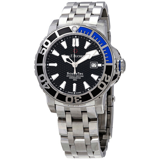 Carl F. Bucherer, Patravi Scubatec Automatic Batman Bezel Men's Watch