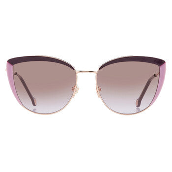 Brown Violet Cat Eye Ladies Sunglasses