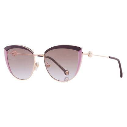 Brown Violet Cat Eye Ladies Sunglasses