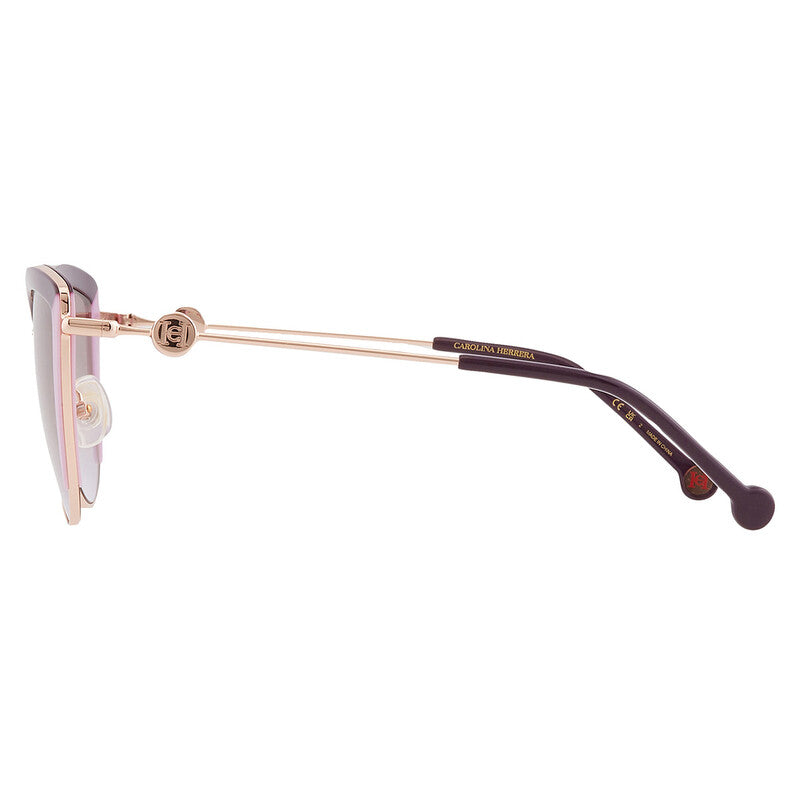 Brown Violet Cat Eye Ladies Sunglasses