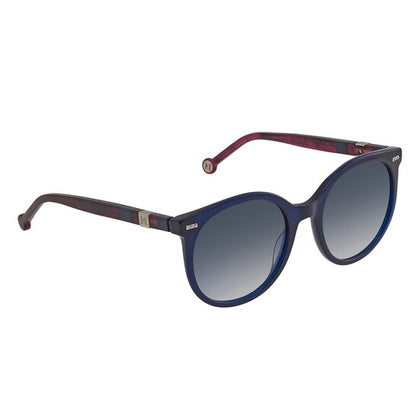 Gradient Blue Round Ladies Sunglasses CH 0046/S 0WOI 08 56