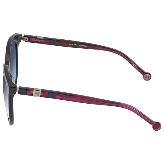 Gradient Blue Round Ladies Sunglasses CH 0046/S 0WOI 08 56