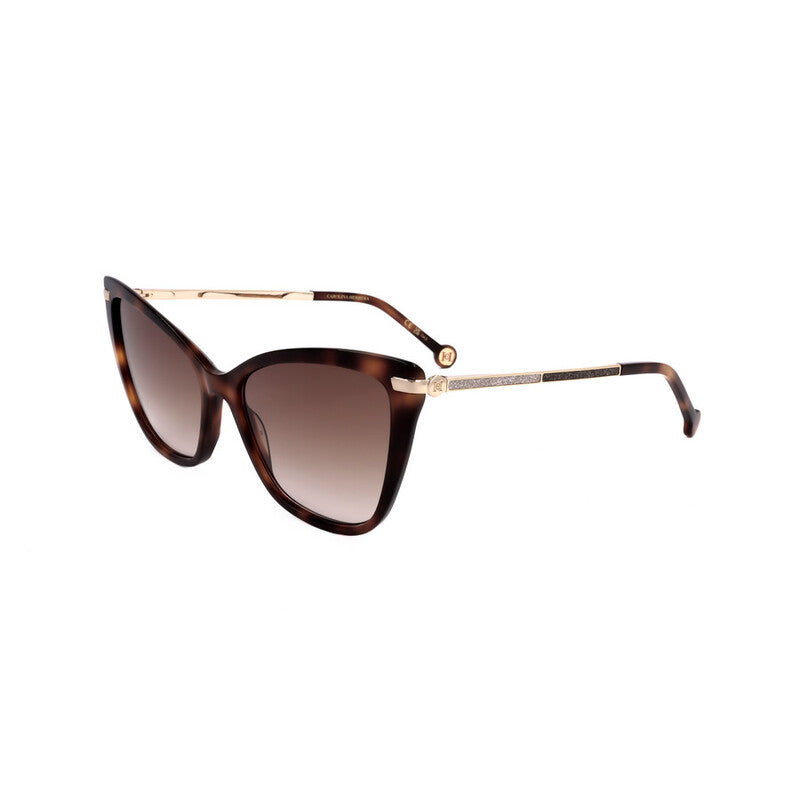 Ladies Brown Rectangular Sunglasses