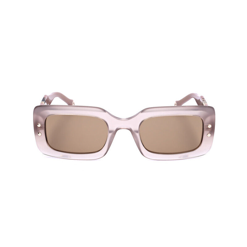 Ladies Orange Rectangular Sunglasses