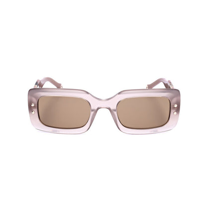 Ladies Orange Rectangular Sunglasses