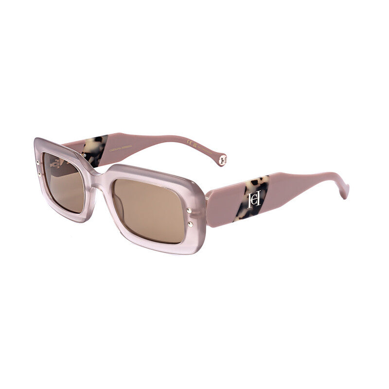 Ladies Orange Rectangular Sunglasses