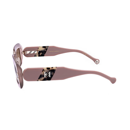 Ladies Orange Rectangular Sunglasses