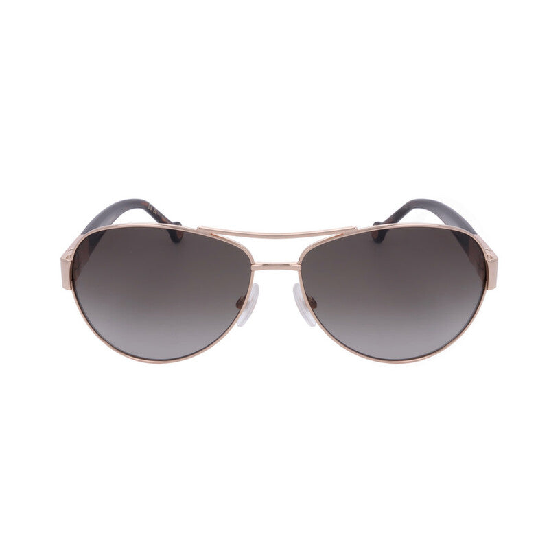 Ladies Rose Gold Tone Pilot Sunglasses
