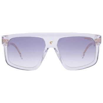 Blue Shaded Gold Mirror Browline Men's Sunglasses