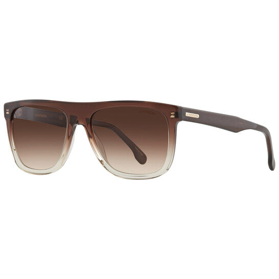 Brown Gradient Browline Men's Sunglasses