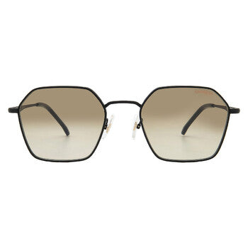 Brown Gradient Geometric Men's Sunglasses