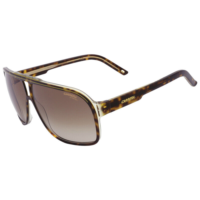 Brown Gradient Square Men's Sunglasses