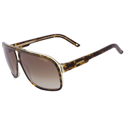 Brown Gradient Square Men's Sunglasses