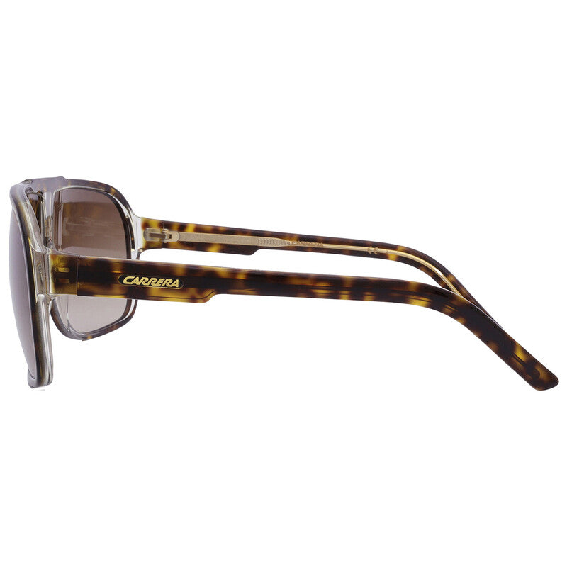 Brown Gradient Square Men's Sunglasses