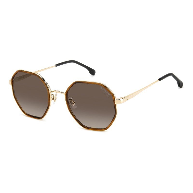 Brown Shaded Geometric Ladies Sunglasses