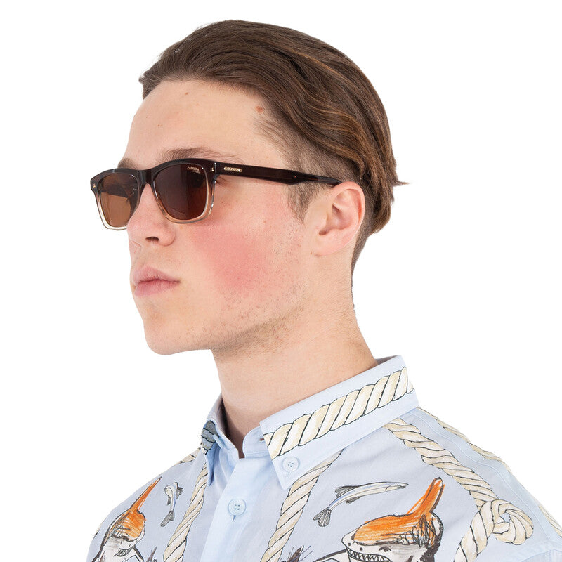 Brown Square Men's Sunglasses
