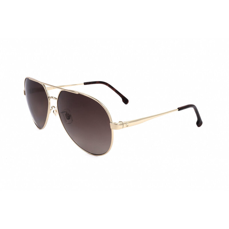 Ladies Gold Tone Pilot Sunglasses