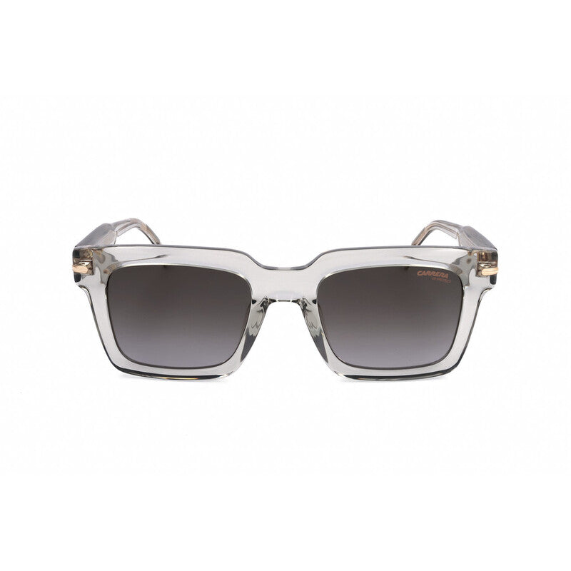 Men's Grey Rectangular Sunglasses