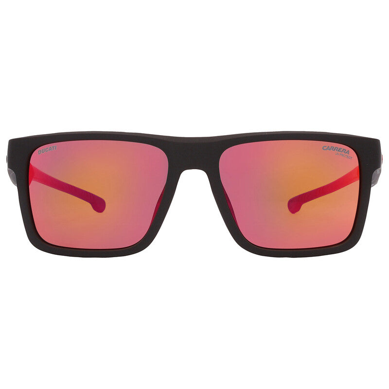 Orange Mirror Square Men's Sunglasses CARRERA DUCATI 021/S 0OIT/UZ 55