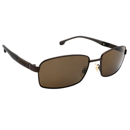 Polarized Bronze Rectangular Men's Sunglasses